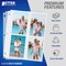 Better Office Products Photo Album Refill Sheets, For 3.5 x 5 Inch Photos, Heavyweight, Diamond Clear, 100PK 32410 - alternate 6